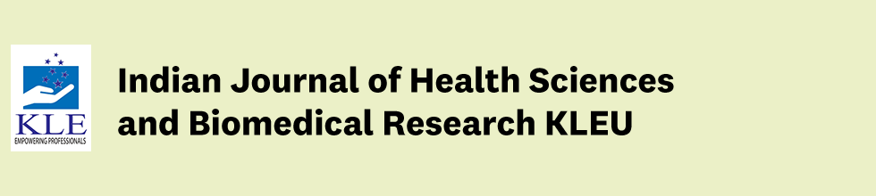 Indian Journal of Health Sciences and Biomedical Research KLEU